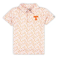 Toddler Garb White Tennessee Volunteers Earnest Allover Print Polo