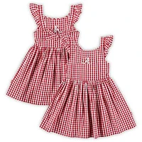 Girls Toddler Garb  Crimson Alabama Tide Constance Gingham Dress