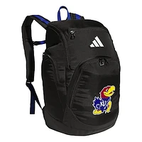 adidas Black Kansas Jayhawks 5-Star Team 2 Backpack