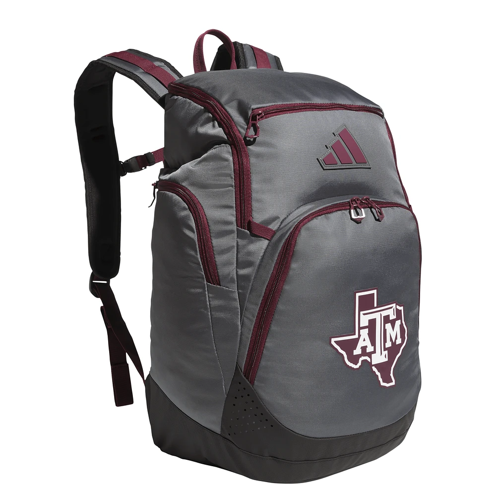 adidas Gray Texas A&M Aggies 5-Star Team 2 Backpack