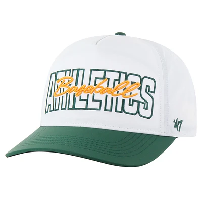 Men's '47 White Oakland Athletics Lineman Hitch Adjustable Hat