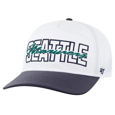 Men's '47 White Seattle Mariners Lineman Hitch Adjustable Hat