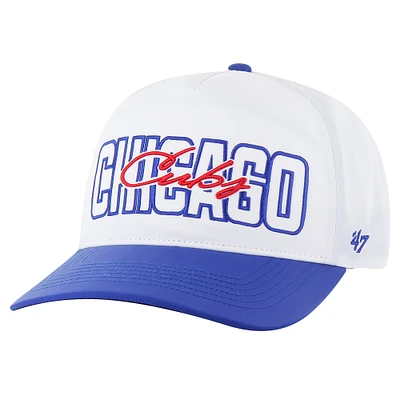 Men's '47 White Chicago Cubs Lineman Hitch Adjustable Hat