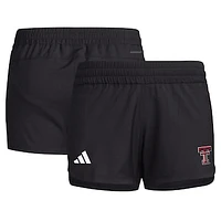 Women's adidas Black Texas Tech Red Raiders Sideline AEROREADY Woven Short