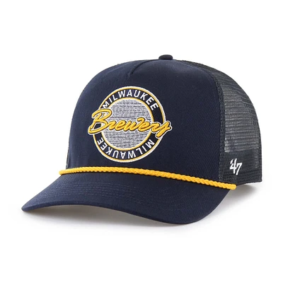 Men's '47 Navy Milwaukee Brewers Promenade Hitch Adjustable Hat