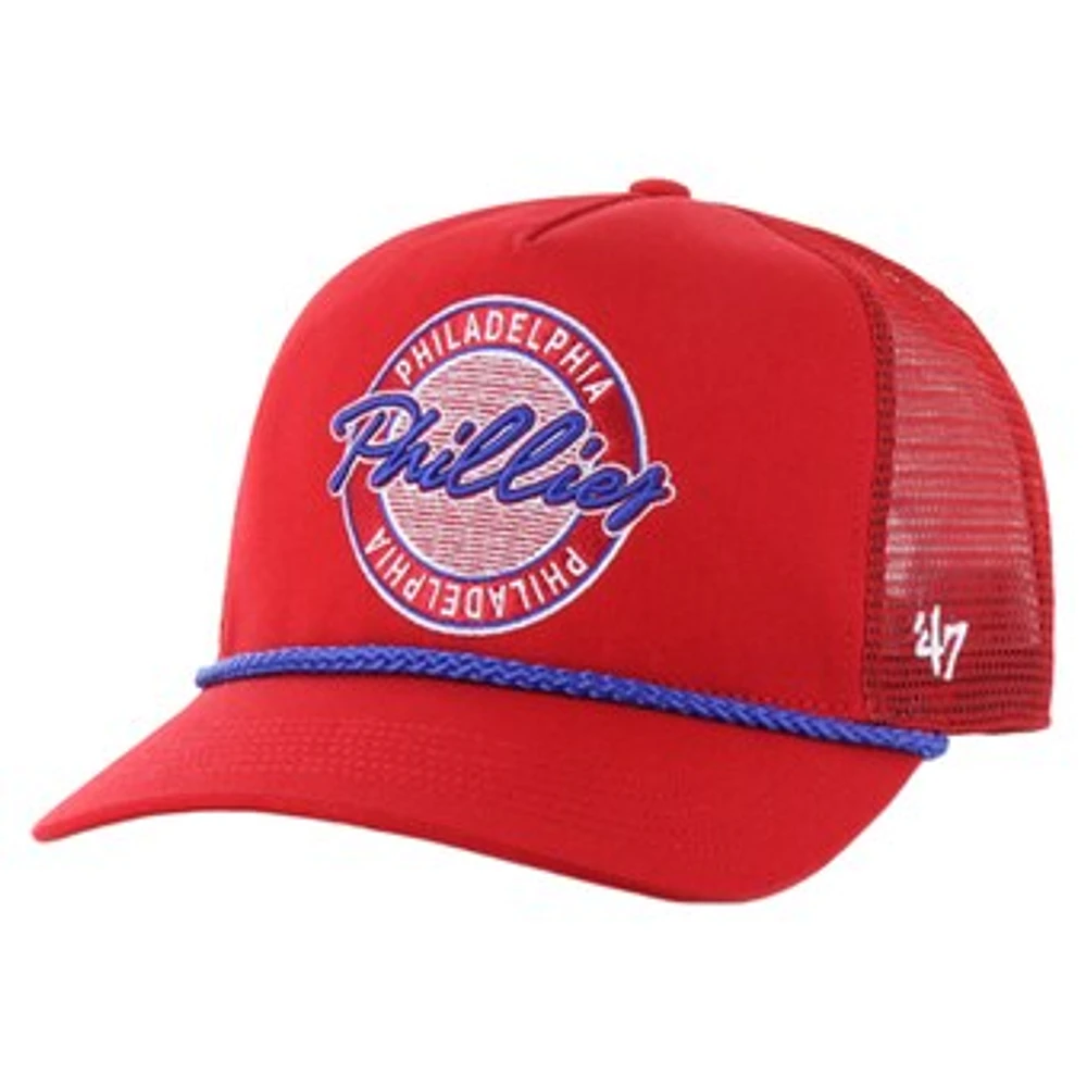 Men's '47 Red Philadelphia Phillies Promenade Hitch Adjustable Hat