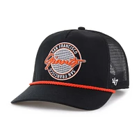 Men's '47 Black San Francisco Giants Promenade Hitch Adjustable Hat