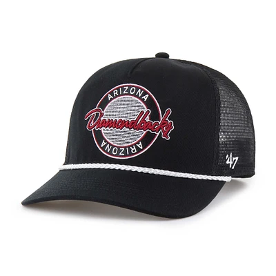 Men's '47 Black Arizona Diamondbacks Promenade Hitch Adjustable Hat