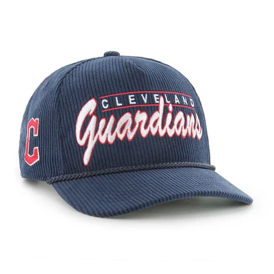 Men's '47 Navy Cleveland Guardians Corduroy Hitch Adjustable Hat