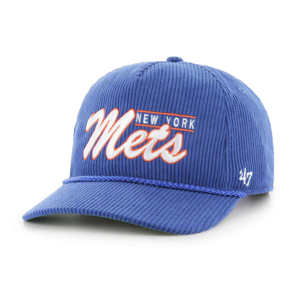 Men's '47 Royal New York Mets Corduroy Hitch Adjustable Hat