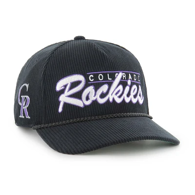 Men's '47 Black Colorado Rockies Corduroy Hitch Adjustable Hat