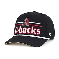 Men's '47 Black Arizona Diamondbacks Campscape Hitch Adjustable Hat