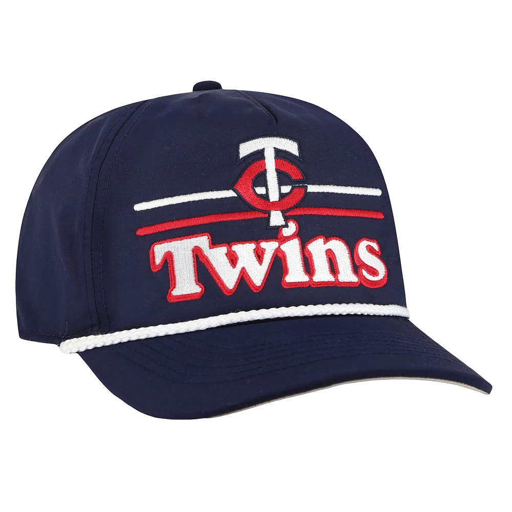 Men's '47 Navy Minnesota Twins Campscape Hitch Adjustable Hat