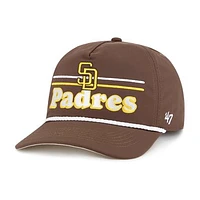 Men's '47 Brown San Diego Padres Campscape Hitch Adjustable Hat