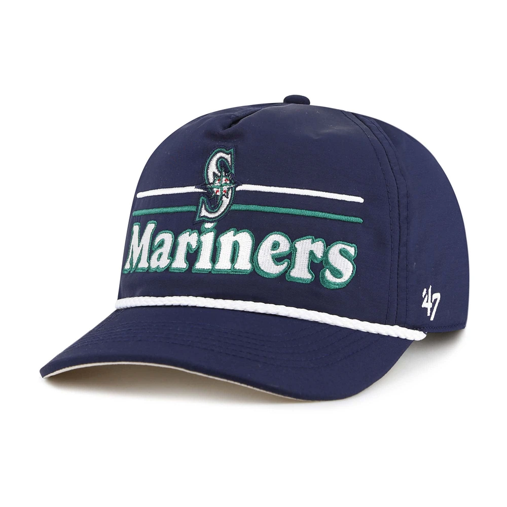 Men's '47 Navy Seattle Mariners Campscape Hitch Adjustable Hat