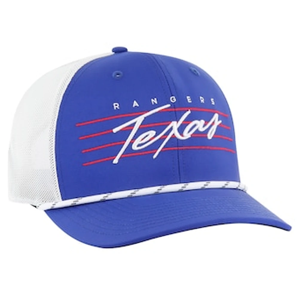 Men's '47 Royal Texas Rangers Downburst Trucker Adjustable Hat