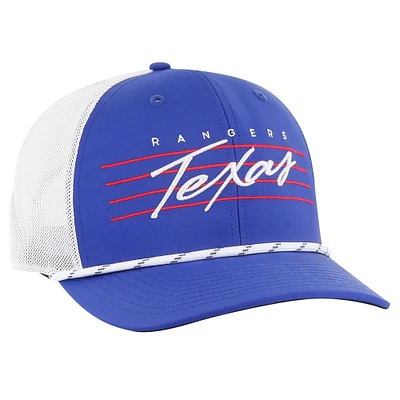 Men's '47 Royal Texas Rangers Downburst Trucker Adjustable Hat