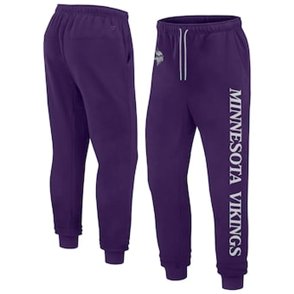 Unisex Fanatics  Purple Minnesota Vikings Elements Phenom Fleece Jogger Pants