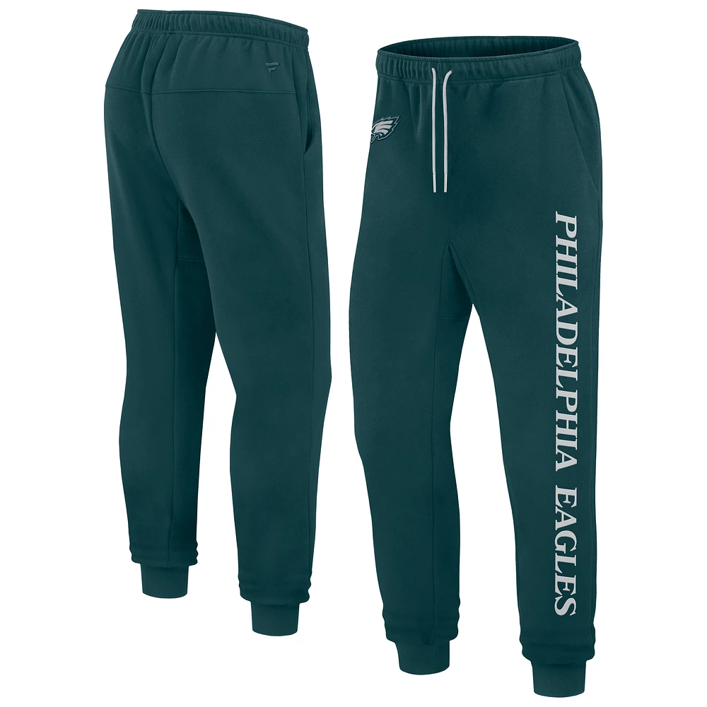 Unisex Fanatics  Midnight Green Philadelphia Eagles Elements Phenom Fleece Jogger Pants