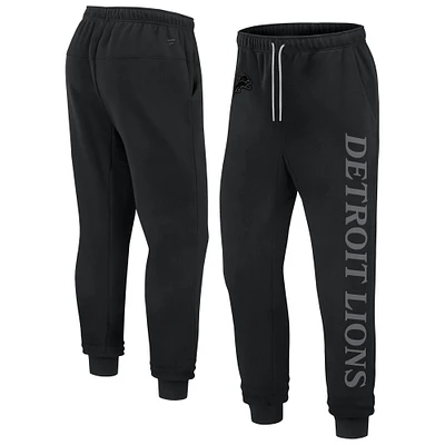 Unisex Fanatics  Black Detroit Lions Elements Phenom Fleece Jogger Pants