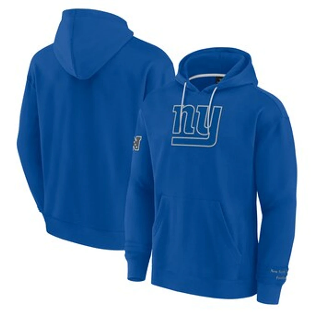 Men's Fanatics Royal New York Giants Elements Pace Fleece Pullover Hoodie