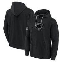 Men's Fanatics Black Miami Dolphins Elements Pace Fleece Pullover Hoodie