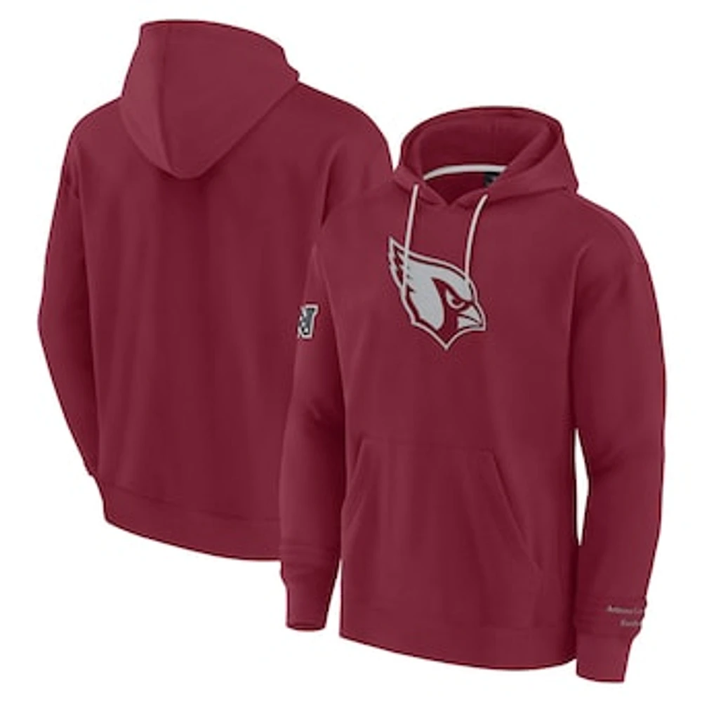 Men's Fanatics Cardinal Arizona Cardinals Elements Pace Fleece Pullover Hoodie