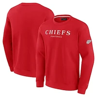 Unisex Fanatics  Red Kansas City Chiefs Elements Unlimited Fleece Pullover Sweatshirt