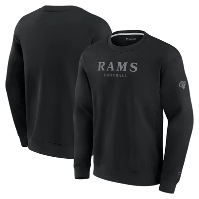 Unisex Fanatics  Black Los Angeles Rams Elements Unlimited Fleece Pullover Sweatshirt