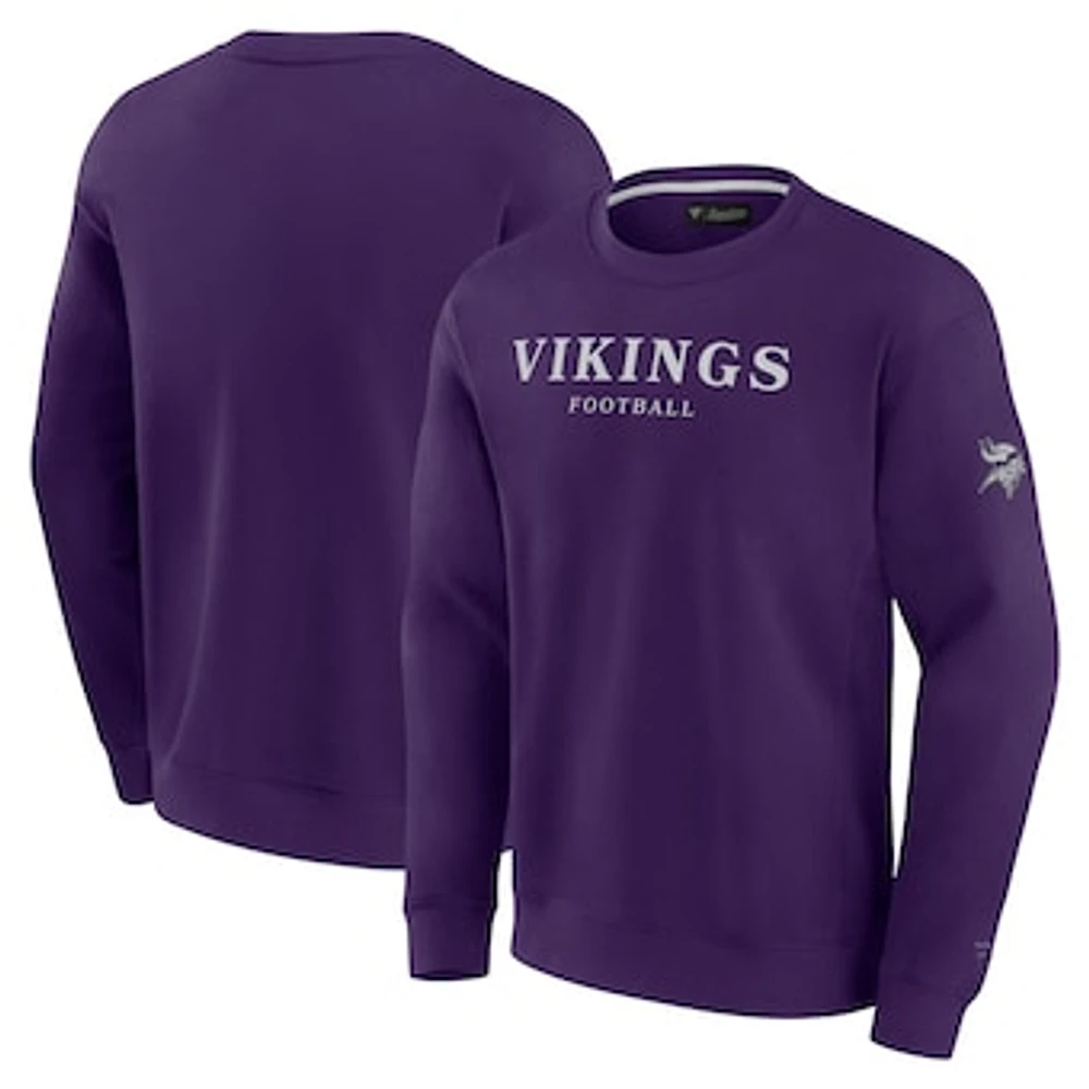 Unisex Fanatics  Purple Minnesota Vikings Elements Unlimited Fleece Pullover Sweatshirt