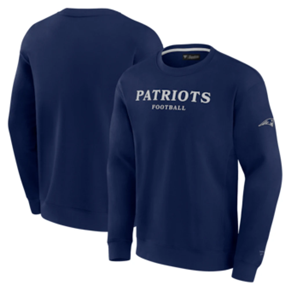 Unisex Fanatics  Navy New England Patriots Elements Unlimited Fleece Pullover Sweatshirt