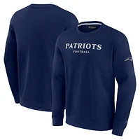 Unisex Fanatics  Navy New England Patriots Elements Unlimited Fleece Pullover Sweatshirt