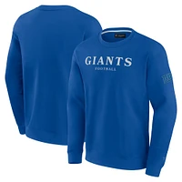 Unisex Fanatics  Royal New York Giants Elements Unlimited Fleece Pullover Sweatshirt