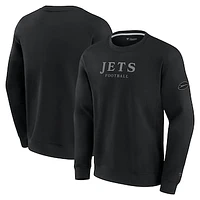 Unisex Fanatics  Black New York Jets Elements Unlimited Fleece Pullover Sweatshirt