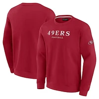 Unisex Fanatics  Scarlet San Francisco 49ers Elements Unlimited Fleece Pullover Sweatshirt