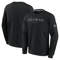 Unisex Fanatics  Black Cleveland Browns Elements Unlimited Fleece Pullover Sweatshirt