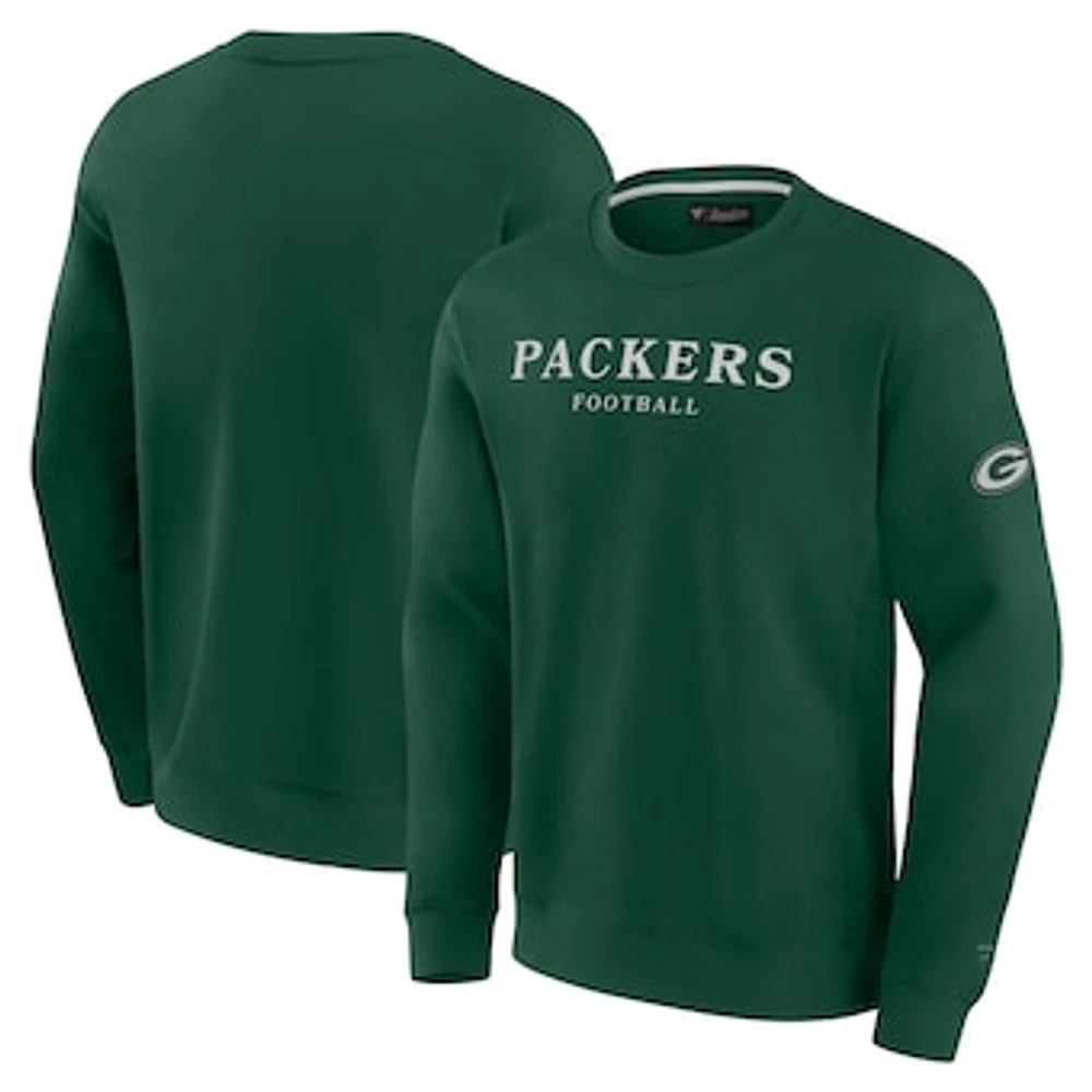 Unisex Fanatics  Green Green Bay Packers Elements Unlimited Fleece Pullover Sweatshirt