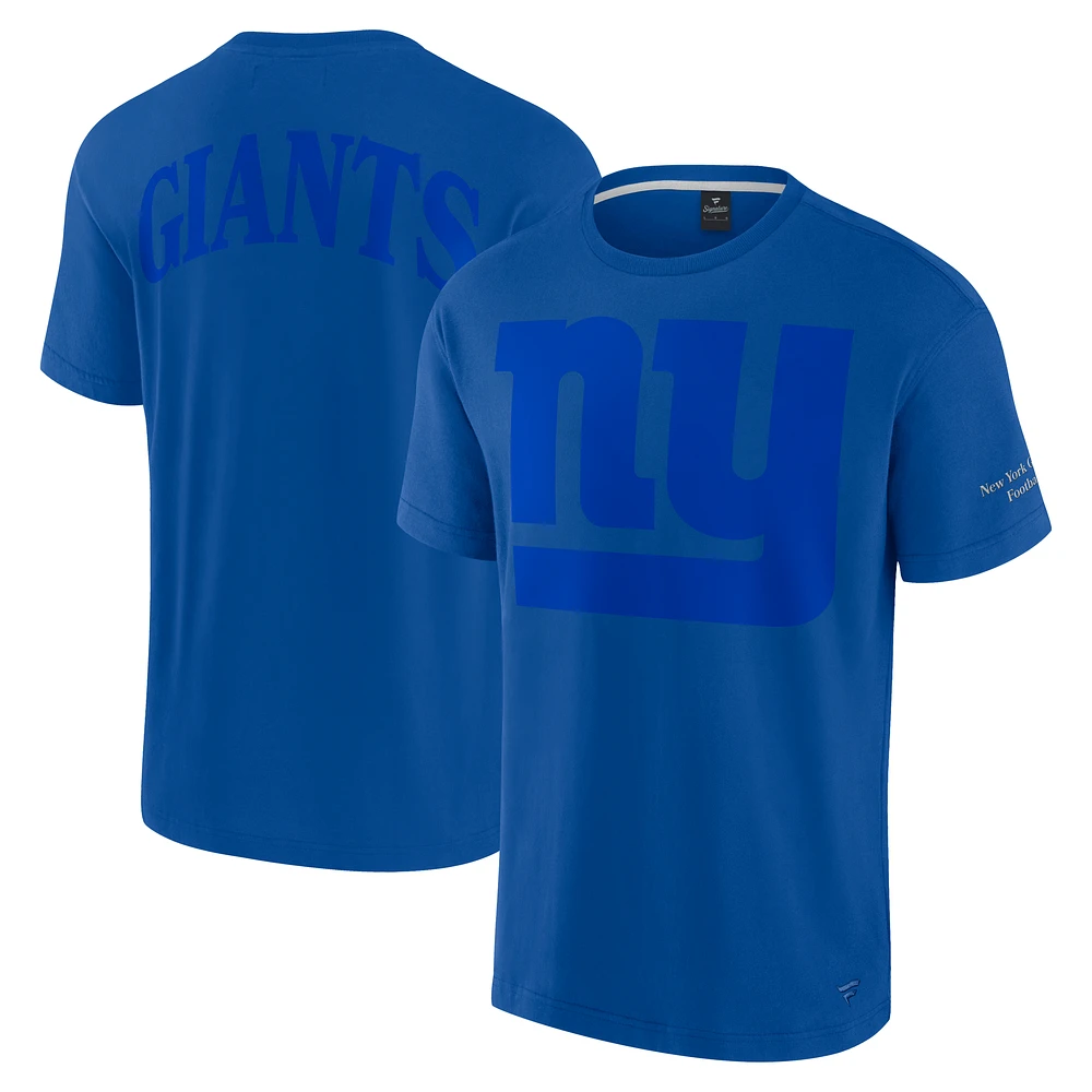 Unisex Fanatics  Royal New York Giants Elements Iconic T-Shirt