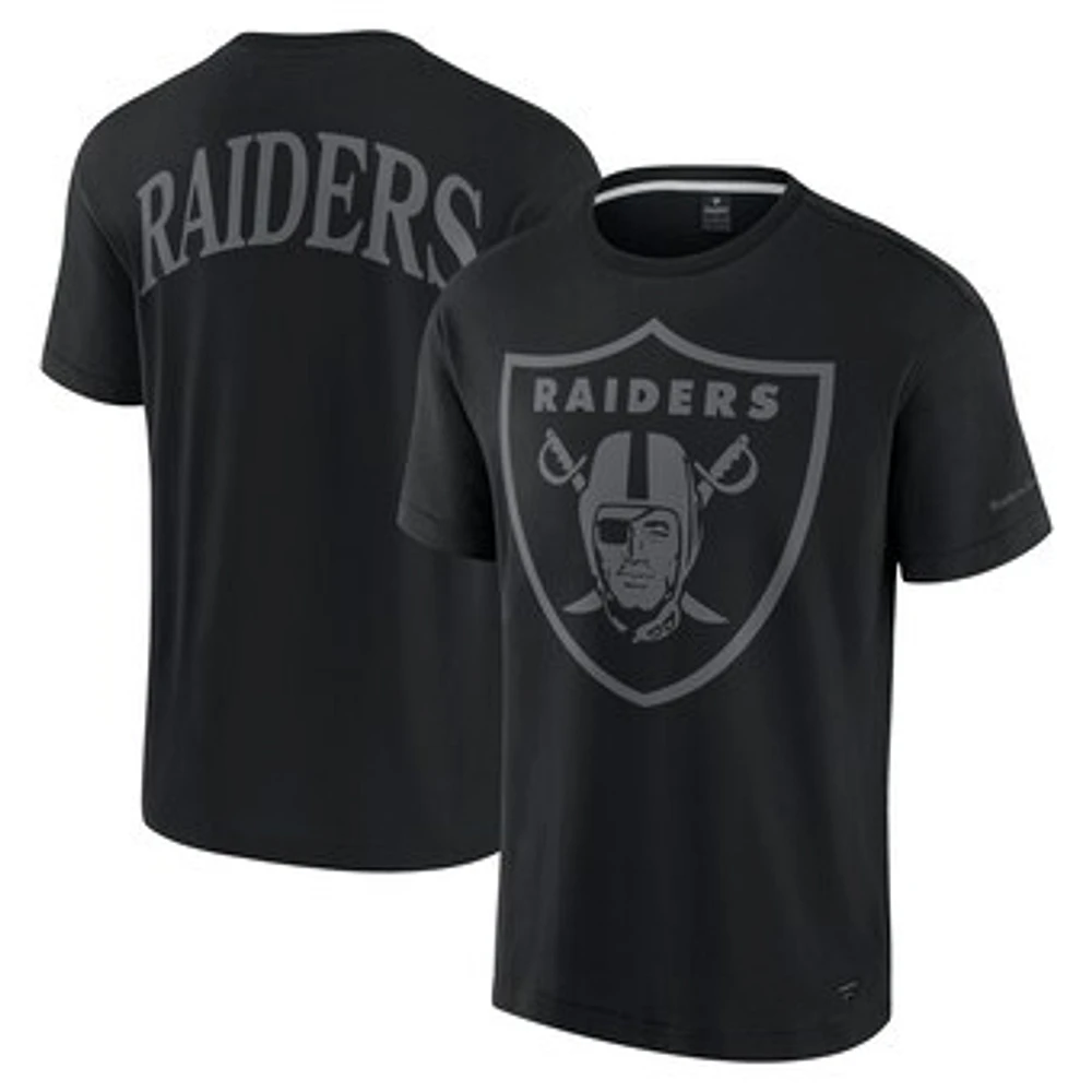 Unisex Fanatics  Black Las Vegas Raiders Elements Iconic T-Shirt