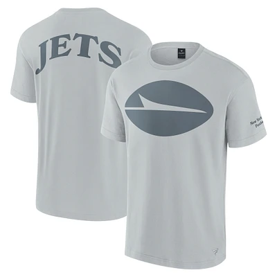 Unisex Fanatics  Gray New York Jets Elements Iconic T-Shirt