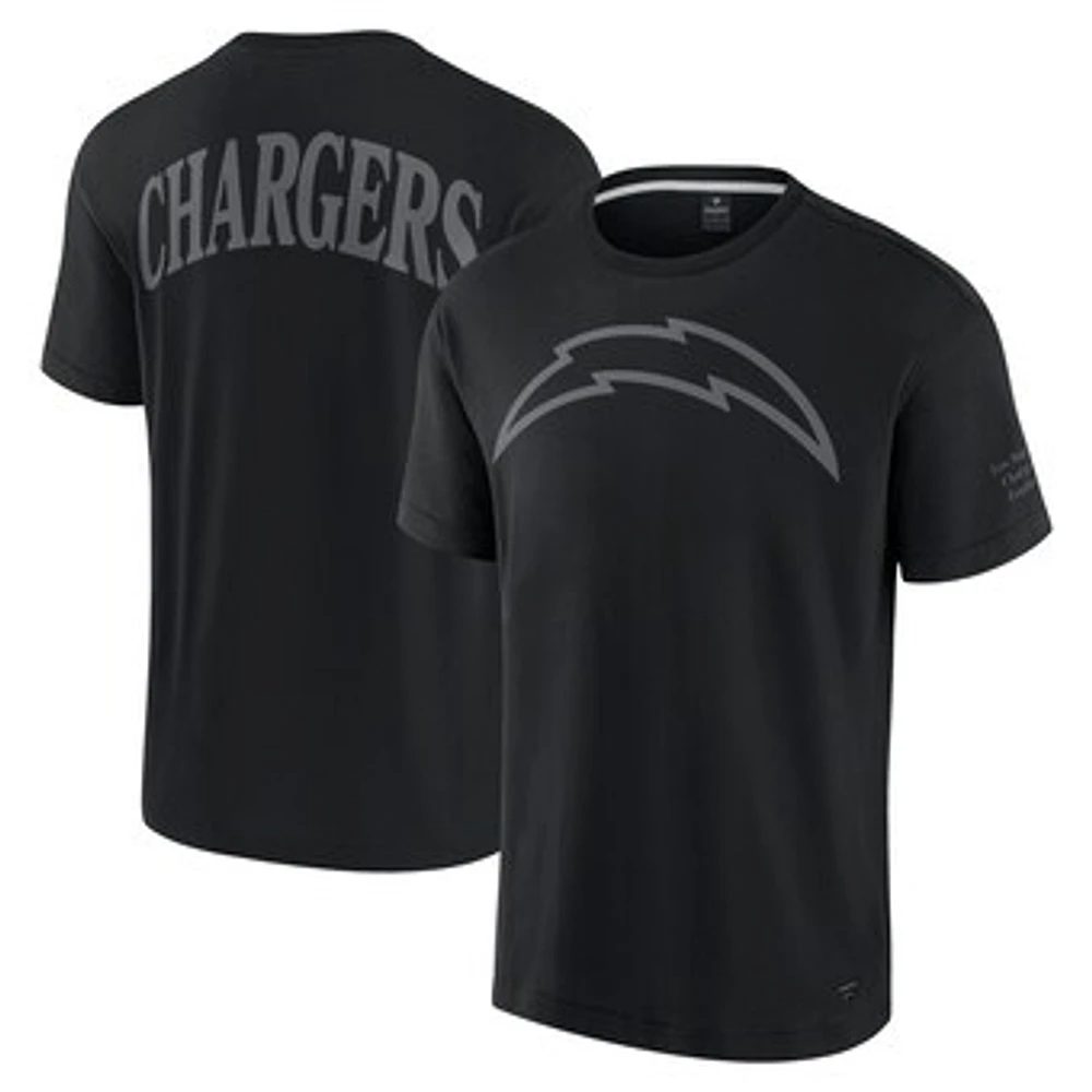 Unisex Fanatics  Black Los Angeles Chargers Elements Iconic T-Shirt