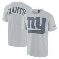 Unisex Fanatics  Gray New York Giants Elements Iconic T-Shirt