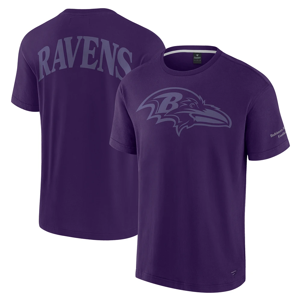 Unisex Fanatics  Purple Baltimore Ravens Elements Iconic T-Shirt