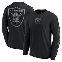 Unisex Fanatics  Black Las Vegas Raiders Elements Strive Long Sleeve T-Shirt