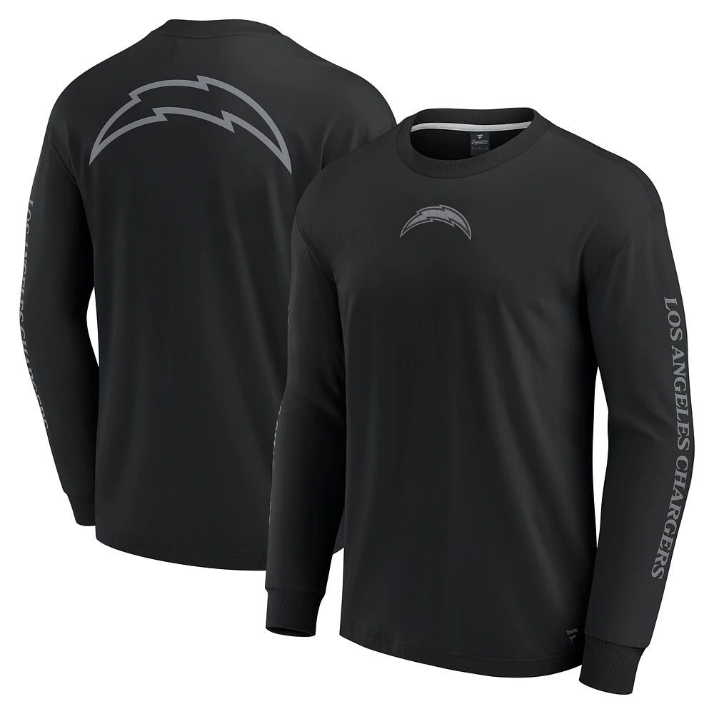 Unisex Fanatics  Black Los Angeles Chargers Elements Strive Long Sleeve T-Shirt