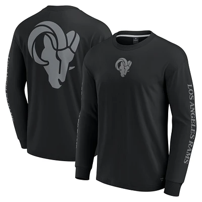 Unisex Fanatics  Black Los Angeles Rams Elements Strive Long Sleeve T-Shirt