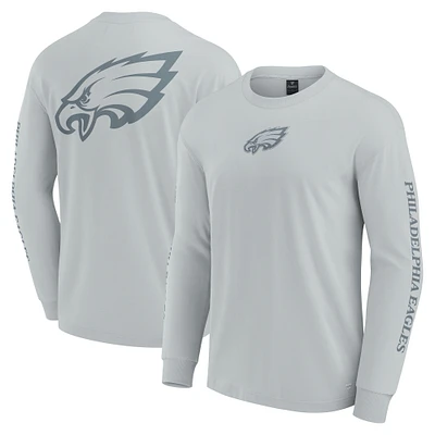 Unisex Fanatics  Gray Philadelphia Eagles Elements Strive Long Sleeve T-Shirt