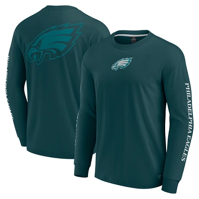 Unisex Fanatics  Midnight Green Philadelphia Eagles Elements Strive Long Sleeve T-Shirt