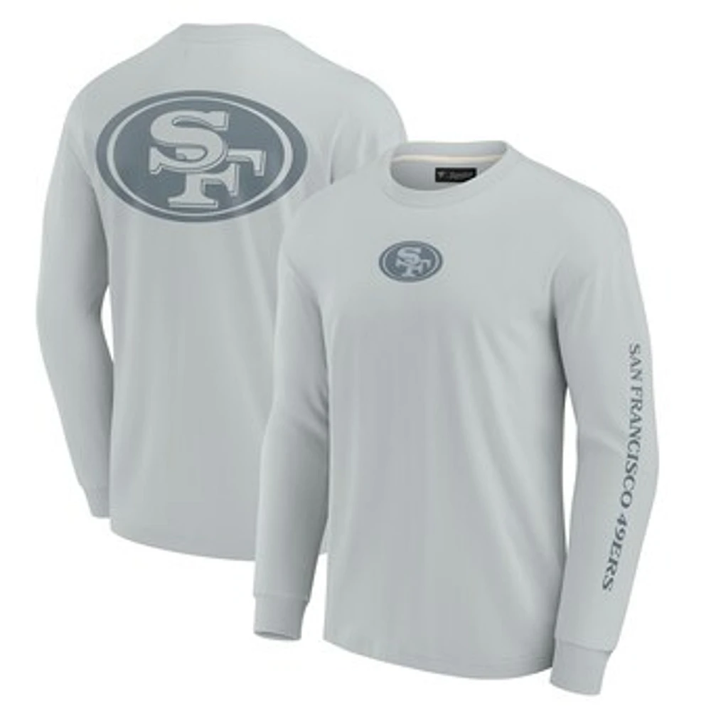 Unisex Fanatics  Gray San Francisco 49ers Elements Strive Long Sleeve T-Shirt