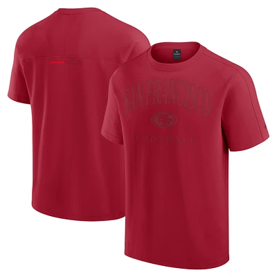 Unisex Fanatics Scarlet San Francisco 49ers Elements Flex Tri-Blend T-Shirt